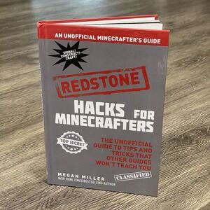 Hacks For Minecrafters: Redstone Hardcover Book Megan Miller Gaming Guide Tips